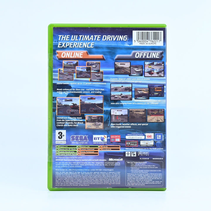 SEALED! Sega GT Online - Original Xbox Game + Manual - PAL - MINT DISC!