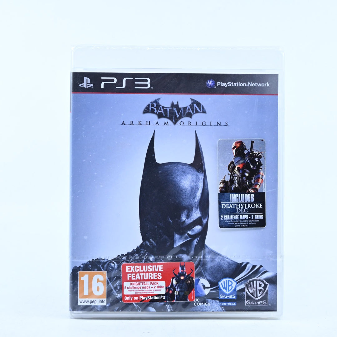 Batman: Arkham Origins - Sony Playstation 3 / PS3 Game + Manual - SEALED!