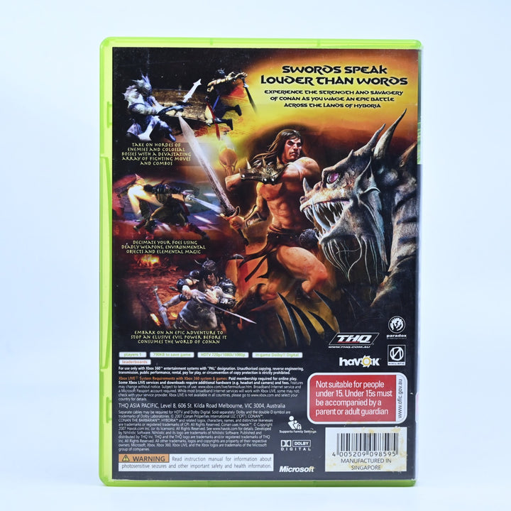 Conan - Xbox 360 Game + Manual - PAL - MINT DISC!