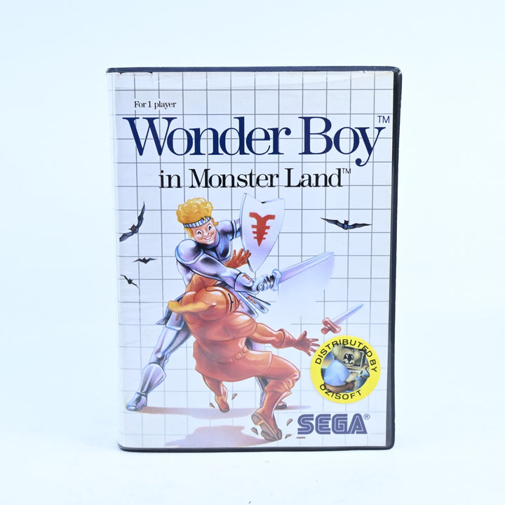 Wonder Boy in Monster Land - Sega Master System Game + Manual - PAL