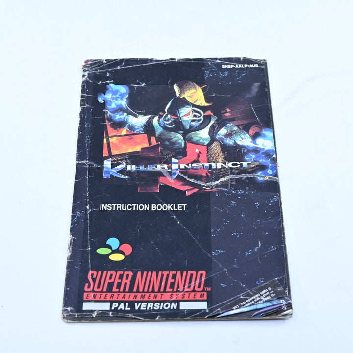Killer Instinct - Super Nintendo / SNES Boxed Game - PAL - FREE POST!