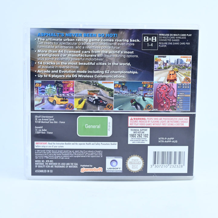 Asphalt: Urban GT 2 - Nintendo DS Game - PAL + Manual - FREE POST!