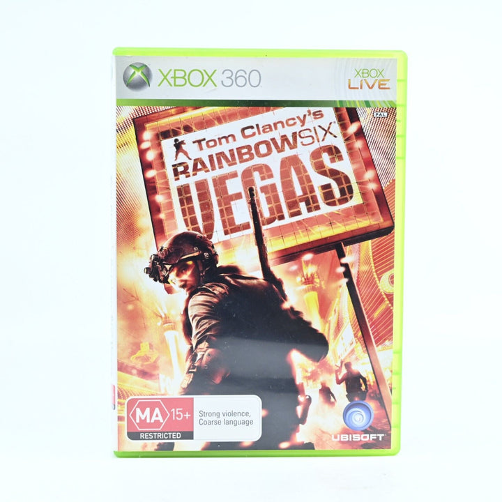 Tom Clancy's Rainbow Six Vegas - Xbox 360 Game + Manual - PAL - MINT DISC!