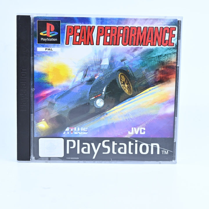 Peak Performance - Sony Playstation 1 / PS1 Game + Manual - PAL - MINT DISC!