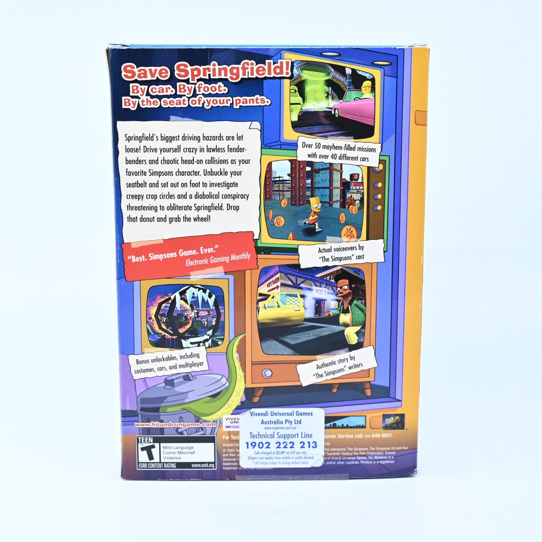 The Simpsons Hit & Run Box - 3 Discs set - Vivendi Universal Games - PC Game