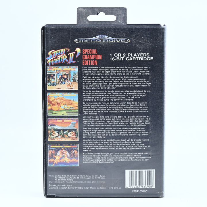 Street Fighter II 2 + Manual - Sega Mega Drive Game - PAL - FREE POST!