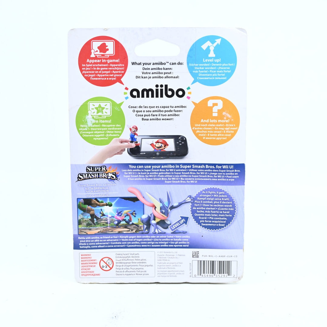 SEALED! - Greninja Amiibo - Super Smash Bros. Collection No. 36 - Toy