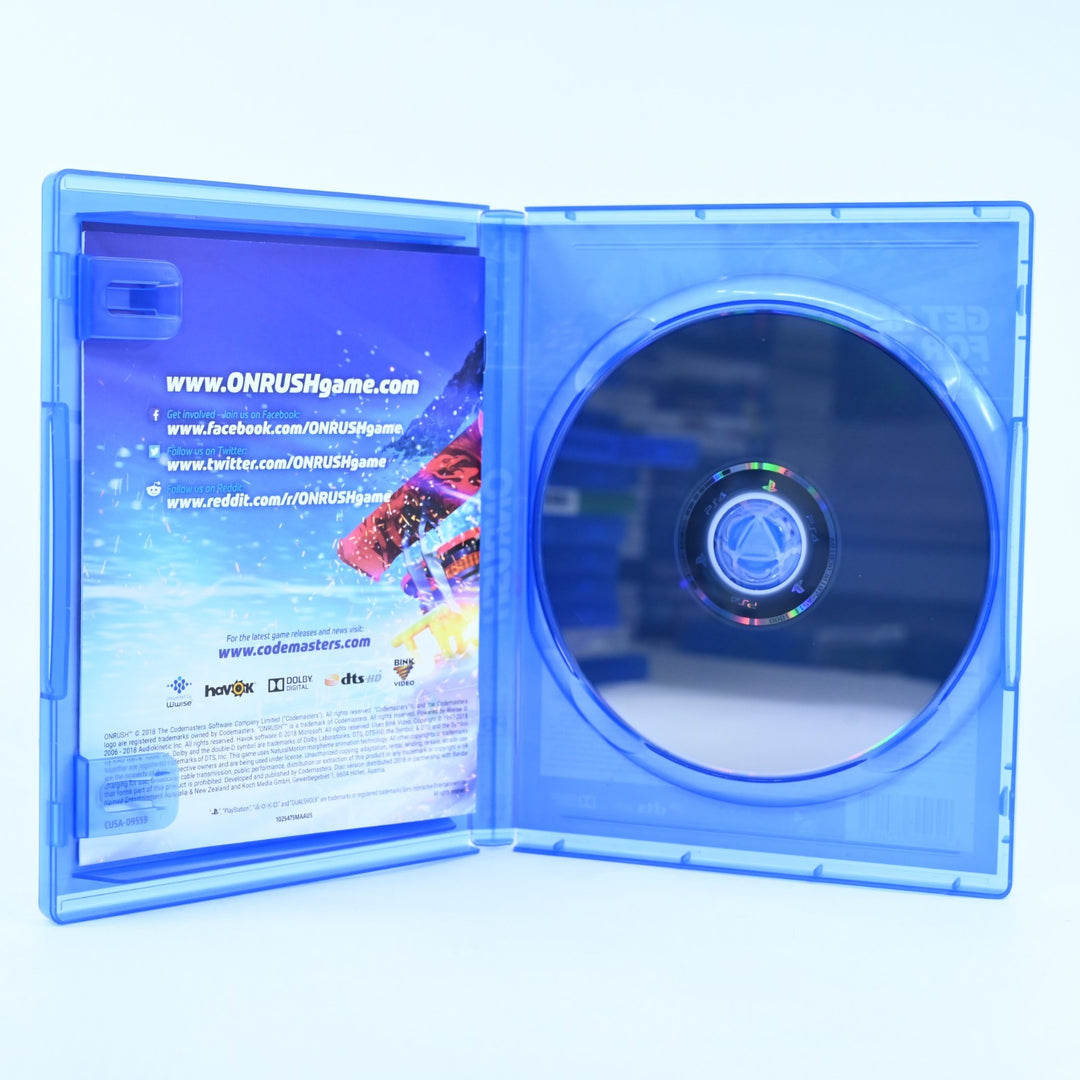 Onrush Day One Edition - Sony Playstation 4 / PS4 Game - MINT DISC!