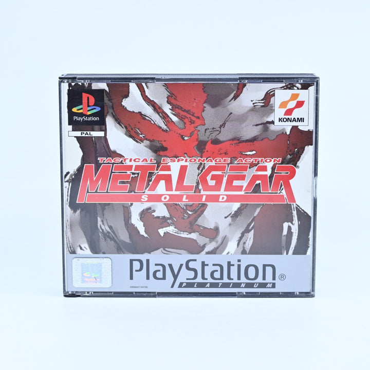 Metal Gear Solid - Sony Playstation 1 / PS1 Game - No Manual - PAL - MINT DISC!