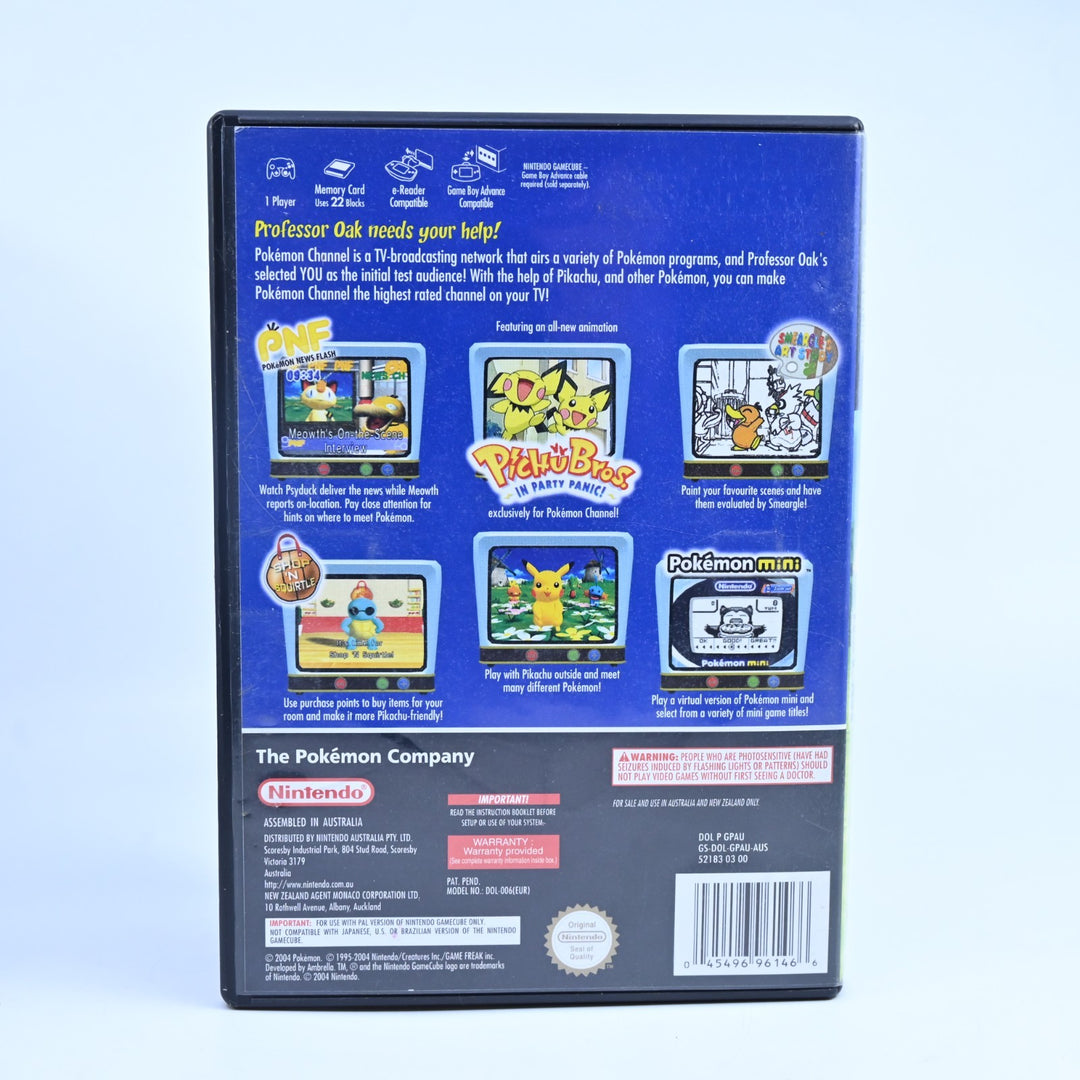 Pokemon Channel - Nintendo Gamecube Game + Manual - PAL - FREE POST!