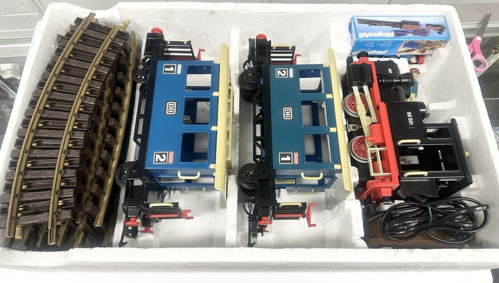 Vintage Playmobil 4000 Electric Train Set - Working - Made In West Germany! RARE