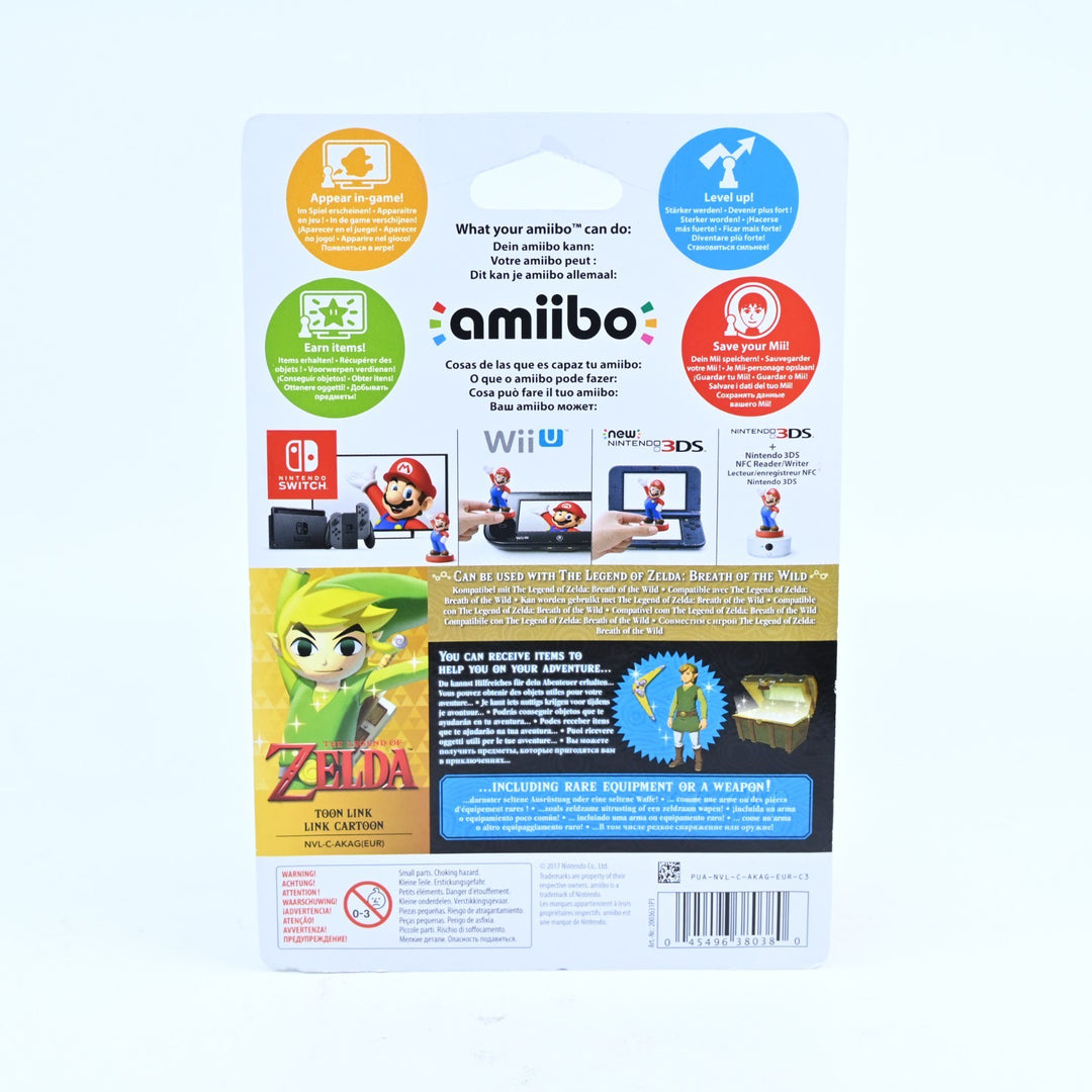 SEALED! Toon Link Amiibo - The Legend of Zelda: The Wind Waker - Toy