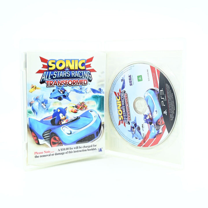 Sonic & All Stars Racing Transformed - Sony Playstation 3 / PS3 Game + Manual