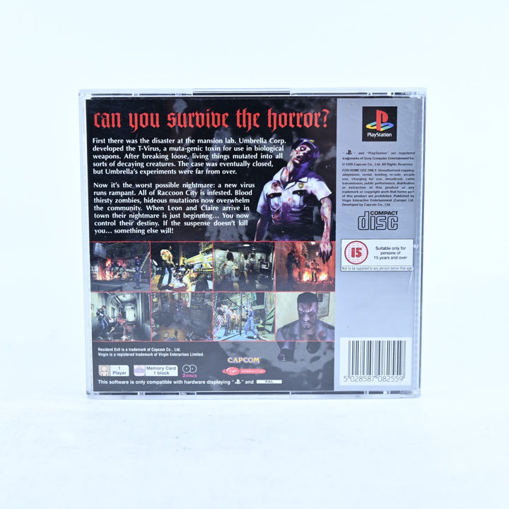 Resident Evil 2 - Sony Playstation 1 / PS1 Game - No Manual - PAL - MINT DISC!