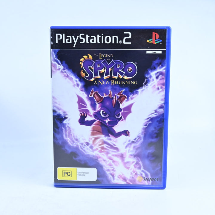 The Legend of Spyro: A New Beginning - Sony Playstation 2 / PS2 Game + Manual