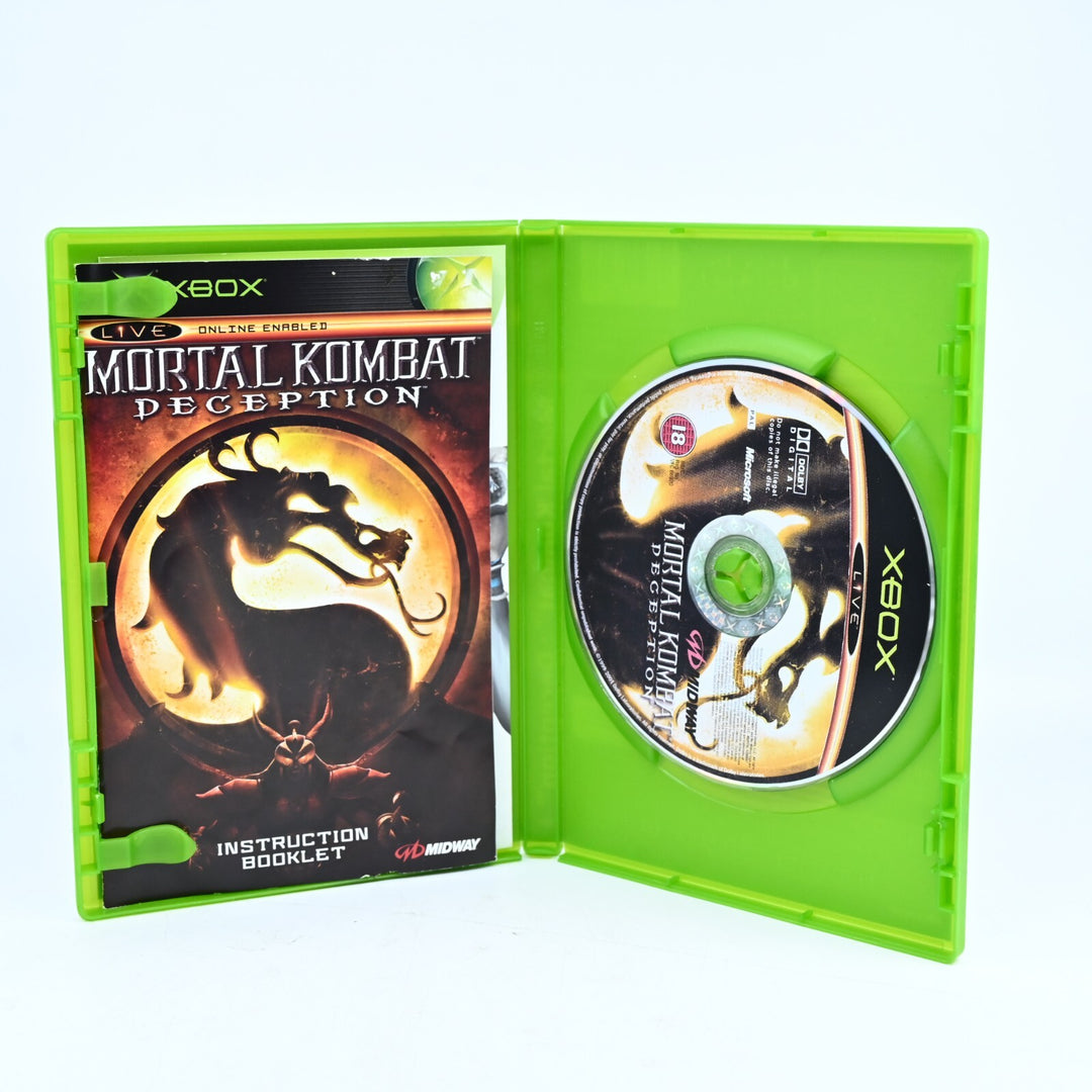 Mortal Kombat Deception - Original Xbox Game + Manual - PAL - MINT DISC!