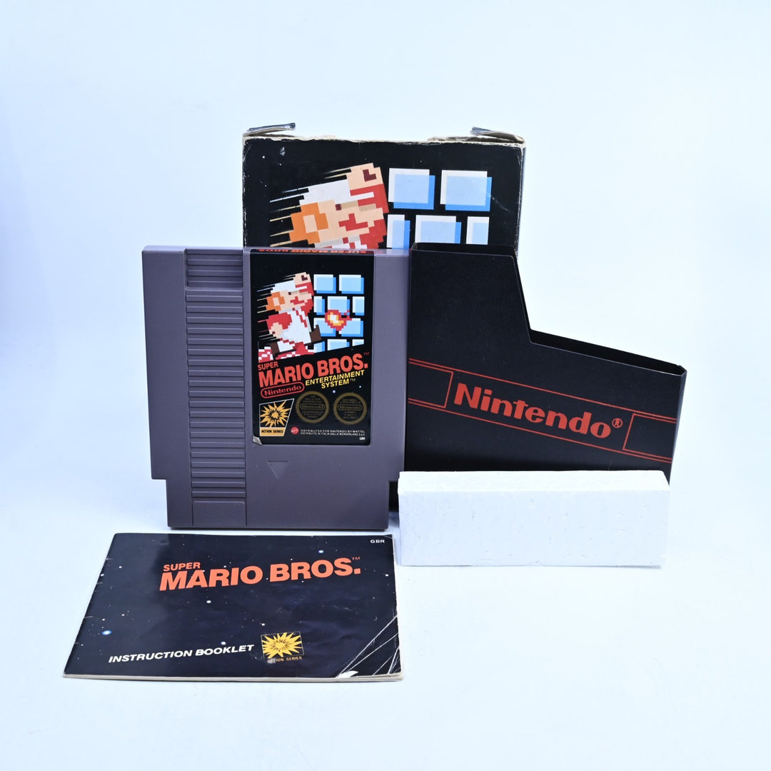 Super Mario Bros. - 5 Screw - NES Boxed Game + Manual - PAL - FREE POST!