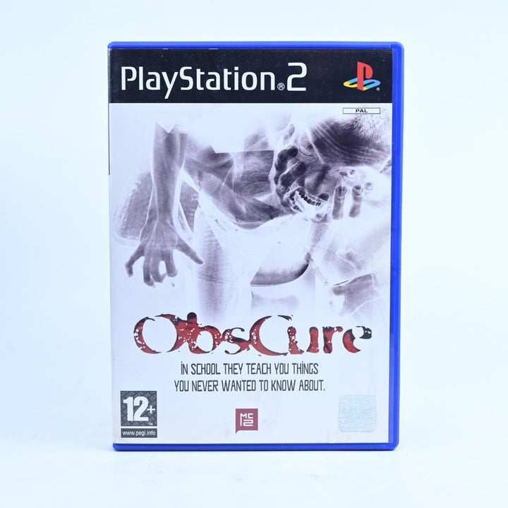 Obscure - Sony Playstation 2 / PS2 Game + Manual - PAL - MINT DISC!