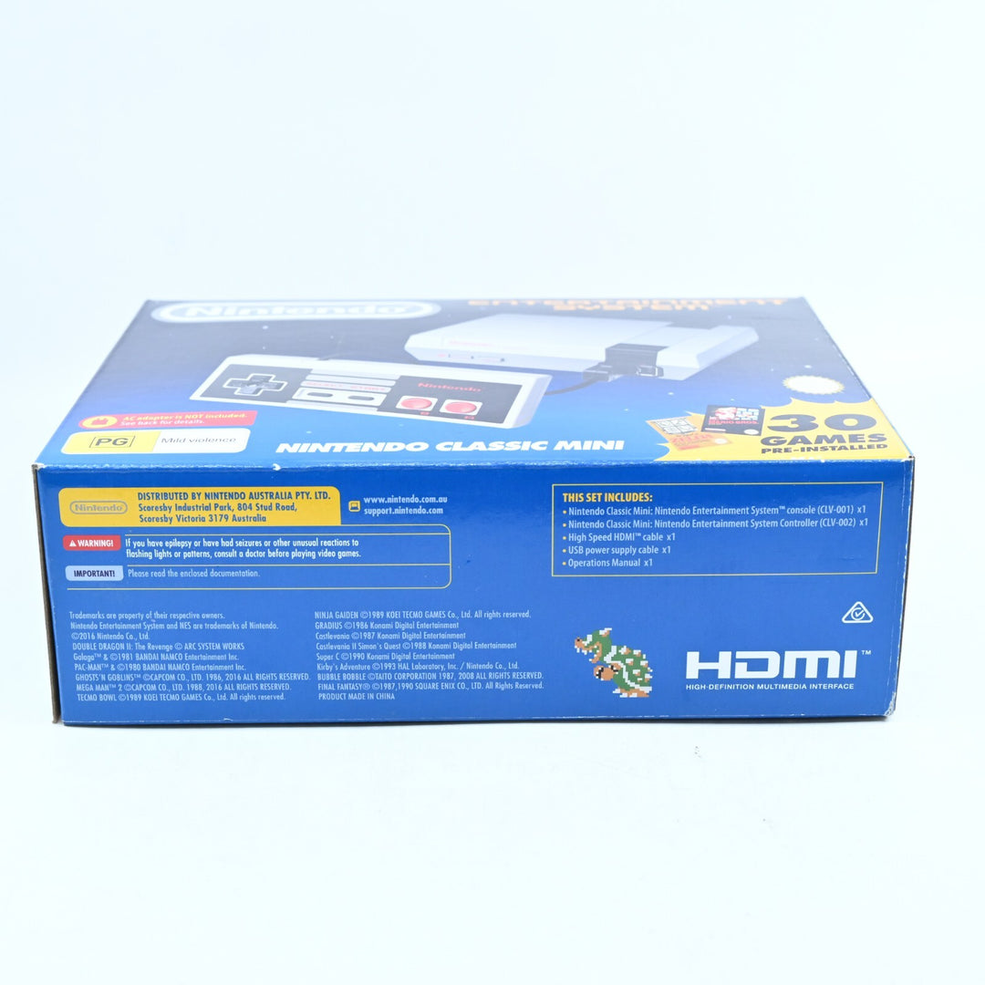 AS NEW! Nintendo Entertainment System - Classic Mini - NES Console - FREE POST!
