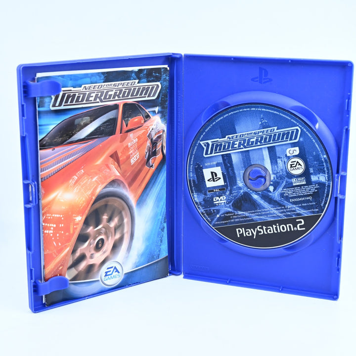 Need for Speed: Underground - Sony Playstation 2 / PS2 Game + Manual - PAL