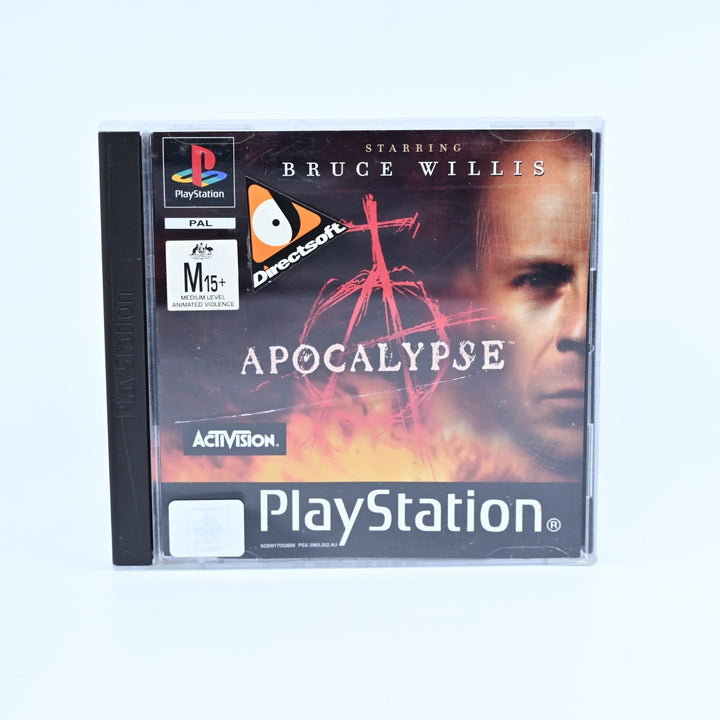 Apocalypse Starring Bruce Willis - Sony Playstation 1 / PS1 Game -  MINT DISC