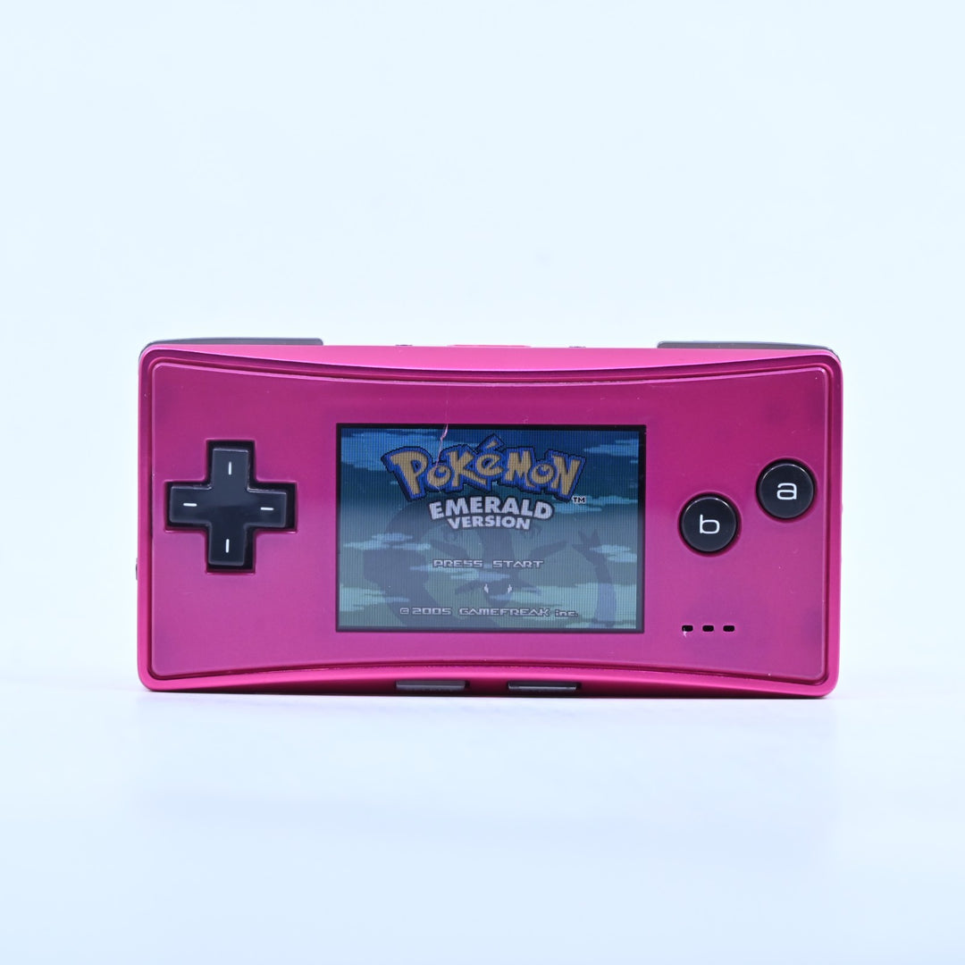 Pink OXY-001 Nintendo Gameboy Micro Console GBA Console AUS PAL READ DESCRIPTION