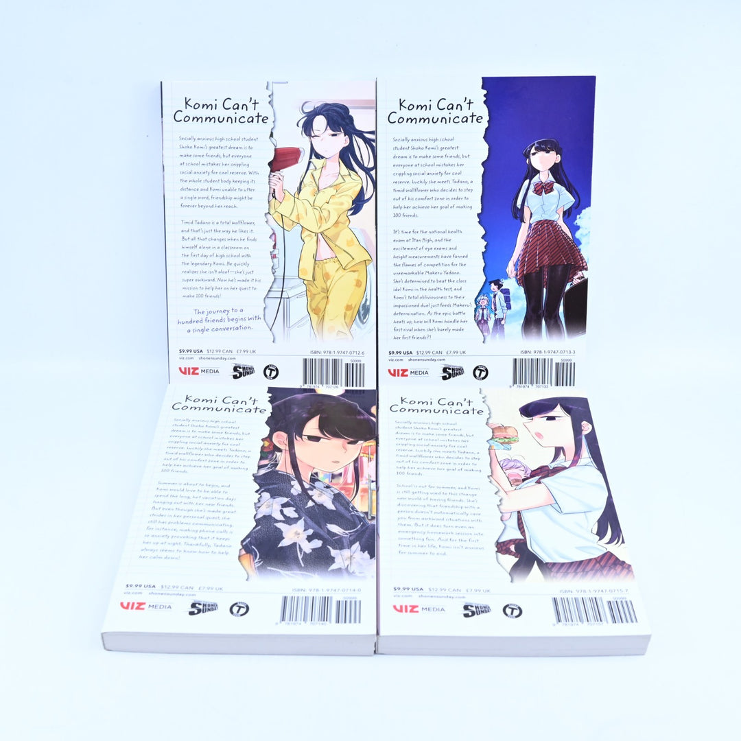 Komi Can't Communicate - Volumes 1-4 - Tomohito Oda - Viz Media - Manga