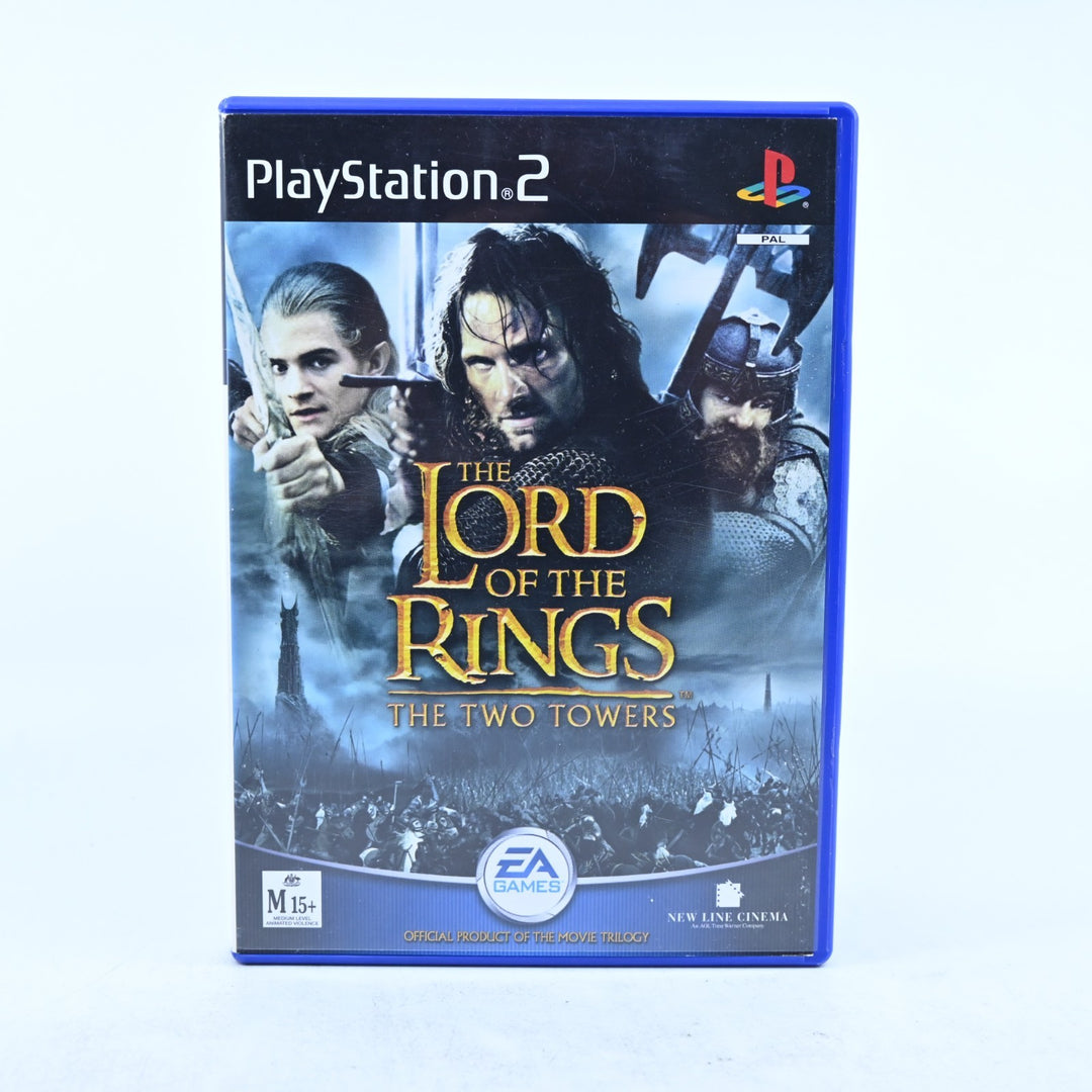 The Lord of the Rings: The Two Towers - Sony Playstation 2 / PS2 Game + Manual