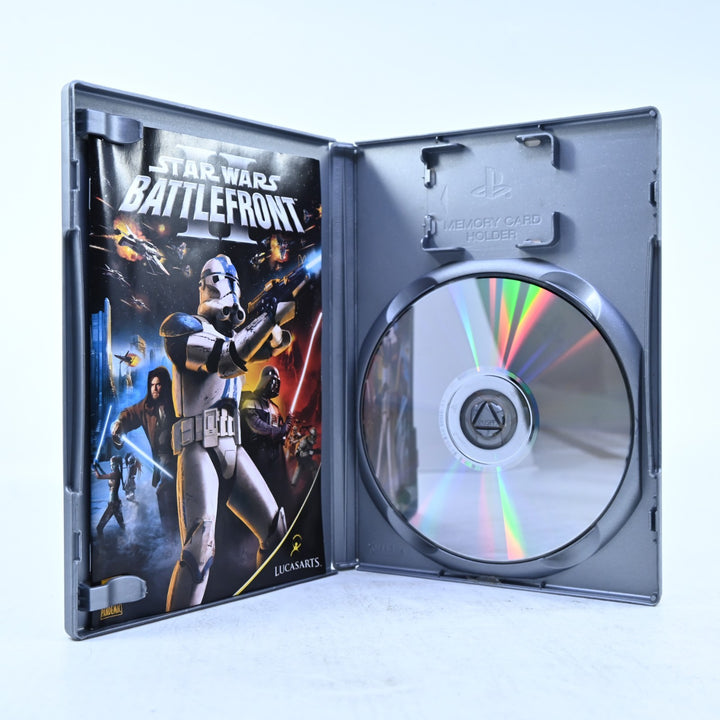 Star Wars Battlefront II - Sony Playstation 2 / PS2 Game + Manual - PAL