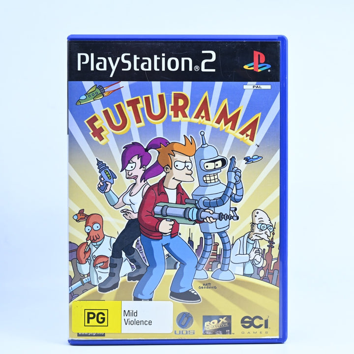 Futurama - Sony Playstation 2 / PS2 Game + Manual - PAL