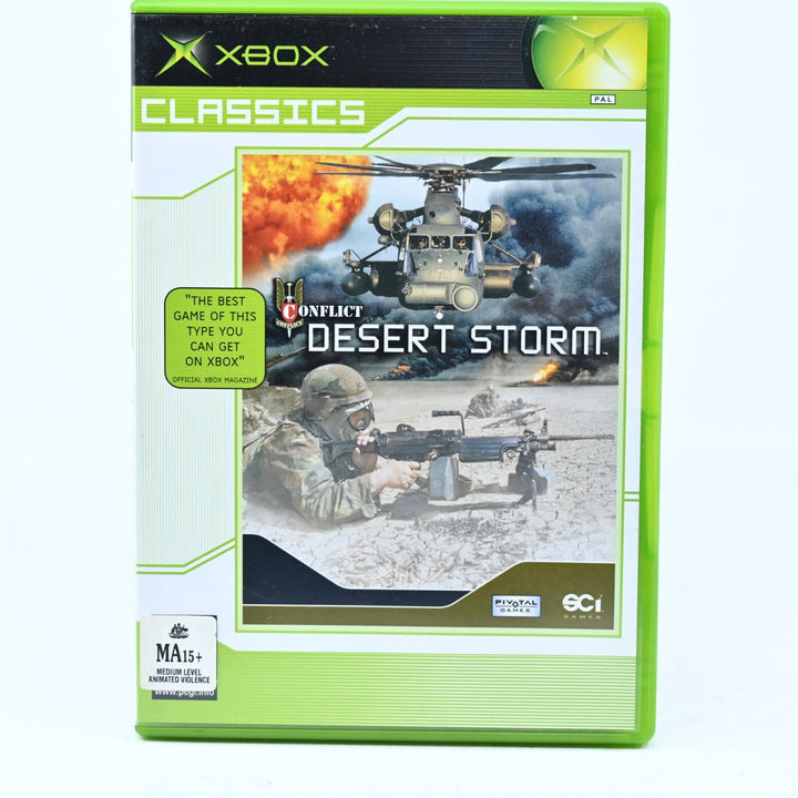 Conflict: Desert Storm - Original Xbox Game + Manual - PAL - MINT DISC!