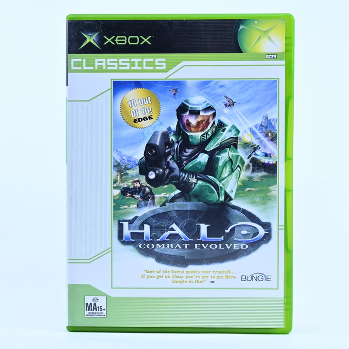 Halo: Combat Evolved - Original Xbox Game + Manual - PAL - MINT DISC!