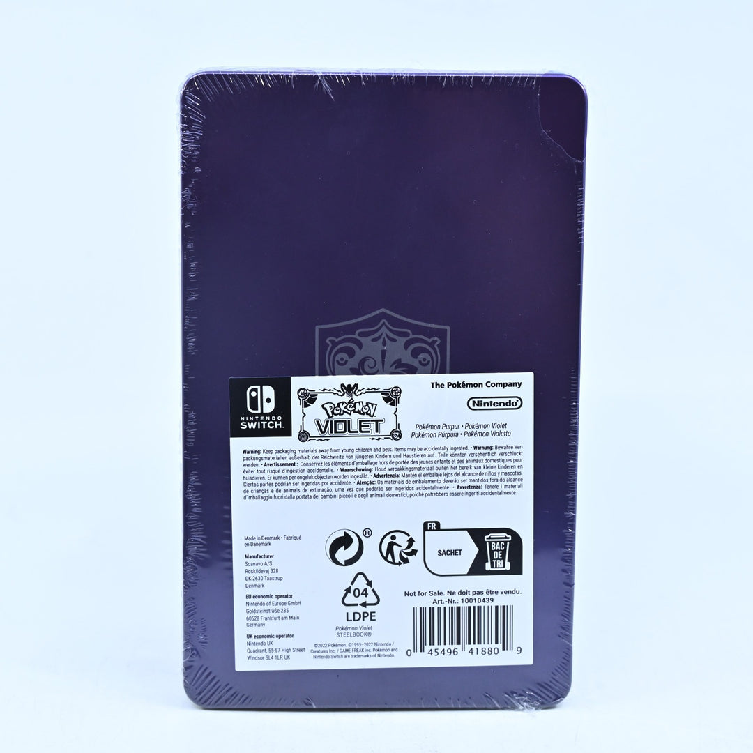 SEALED! Pokemon Violet Steelbook - Nintendo Switch Accessory - FREE POST!
