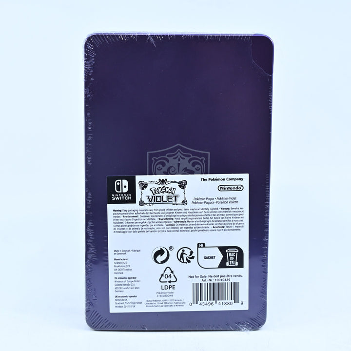SEALED! Pokemon Violet Steelbook - Nintendo Switch Accessory - FREE POST!