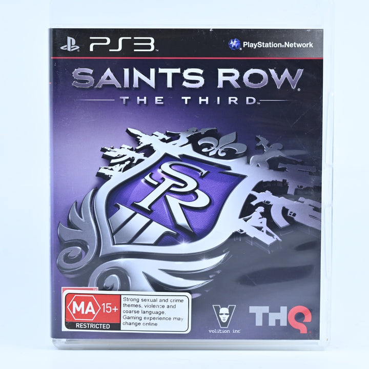 Saints Row: The Third - Sony Playstation 3 / PS3 Game + Manual - FREE POST!