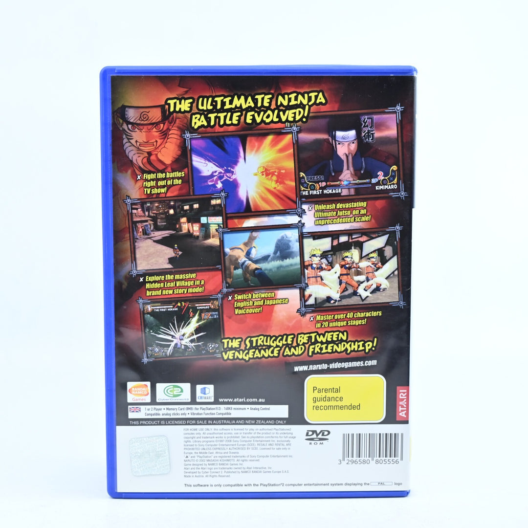 Naruto: Ultimate Ninja 3 - Sony Playstation 2 / PS2 Game + Manual - PAL