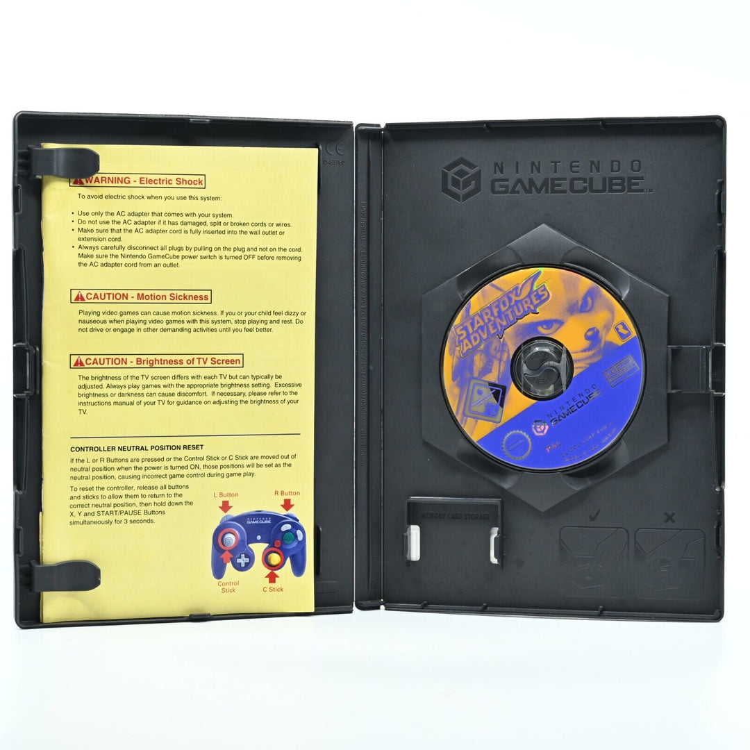 Starfox Adventures - DAMAGED MANUAL - Nintendo Gamecube Game - PAL - FREE POST!