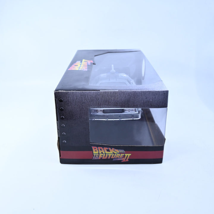 Jada 1:24 Back to the Future Part II 2 - Delorean Time Machine - Diecast Car