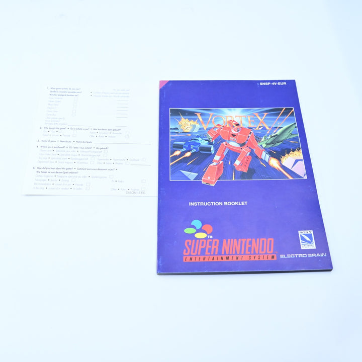 Vortex - Super Nintendo / SNES Boxed Game - PAL - FREE POST!