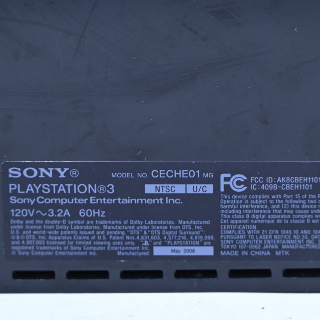 Backwards Compatible - Sony Playstation 3 / PS3 Console - NTSC-U/C - 60GB