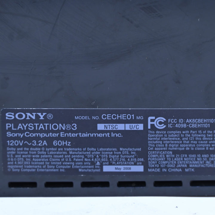 Backwards Compatible - Sony Playstation 3 / PS3 Console - NTSC-U/C - 60GB