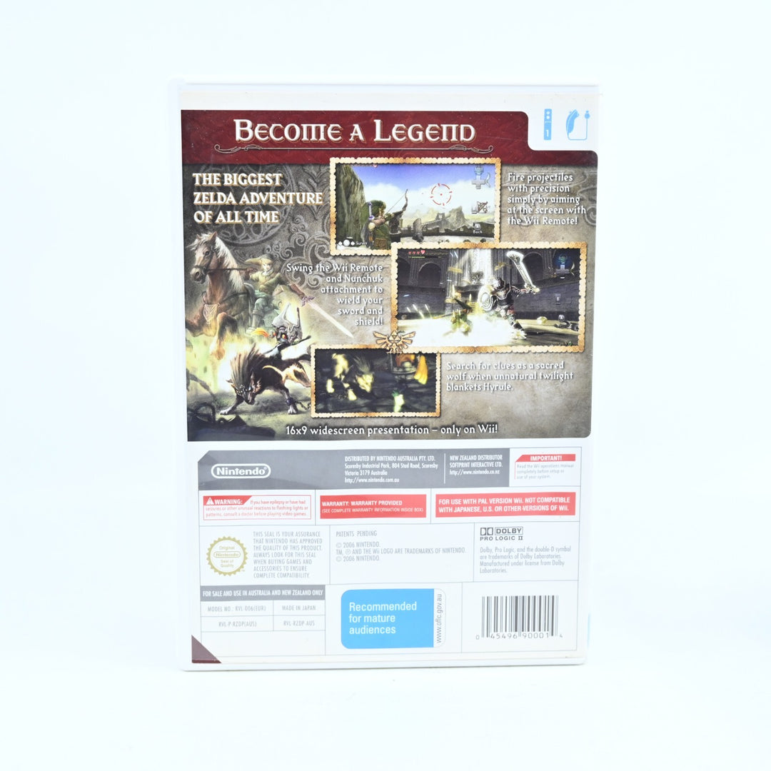 The Legend of Zelda: Twilight Princess - Nintendo Wii Game - No Manual - PAL