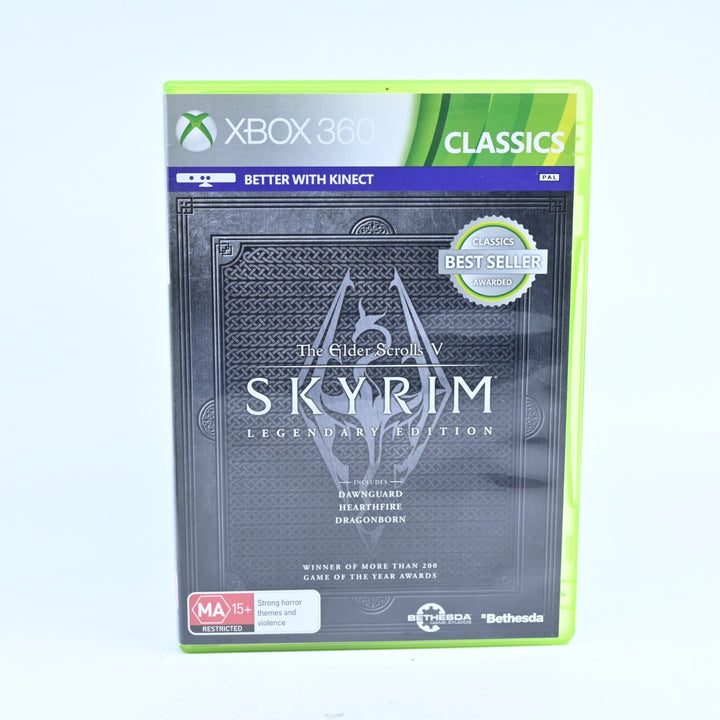 The Elder Scrolls V: Skyrim Legendary Edition - Xbox 360 Game + Manual - PAL