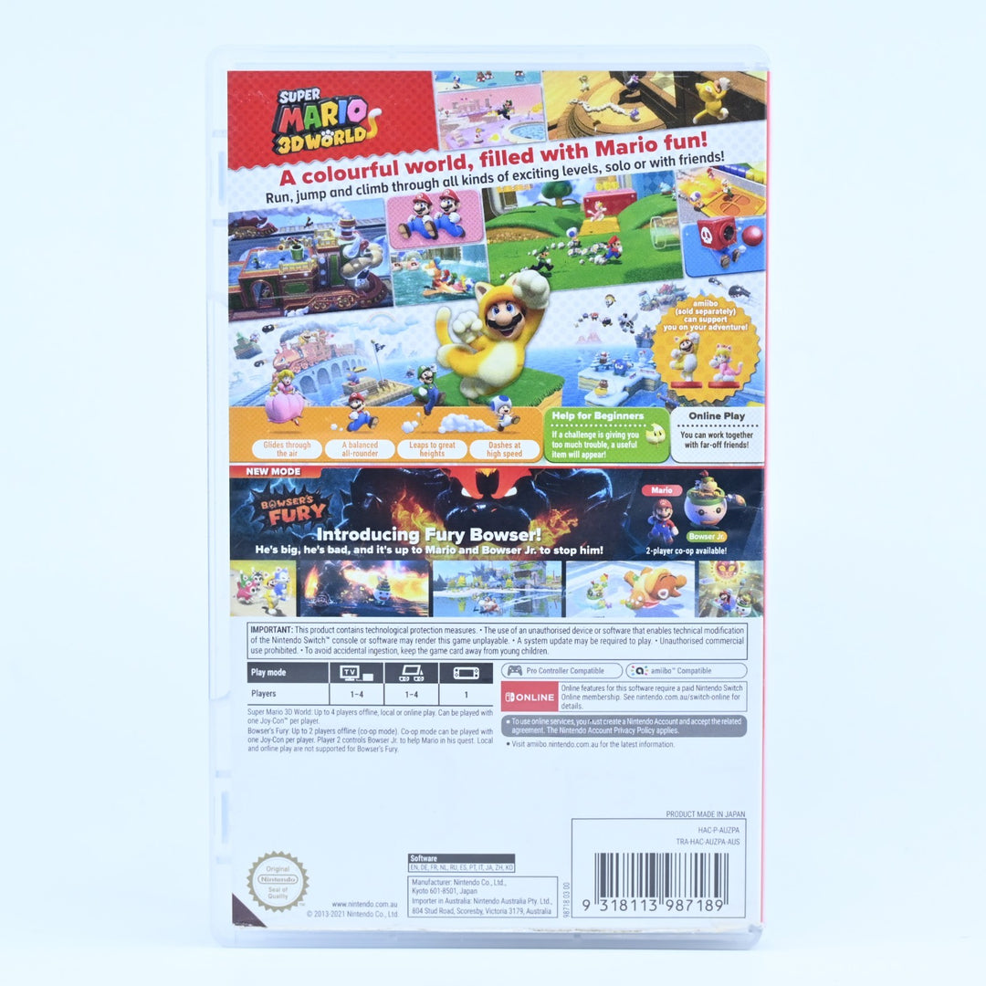 Super Mario 3D World + Bowser's Fury - Nintendo Switch Game - FREE POST!