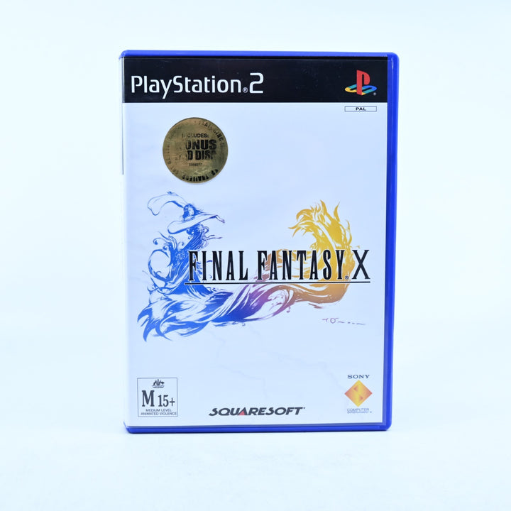 Final Fantasy X - Sony Playstation 2 / PS2 Game + Manual + DVD - PAL