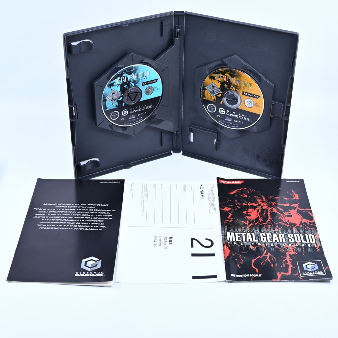 Metal Gear Solid: The Twin Snakes - Nintendo Gamecube Game + Manual - PAL