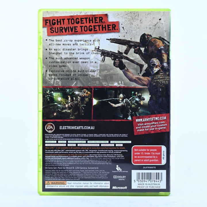 Army of Two: The 40th Day - Xbox 360 Game + Manual - PAL - MINT DISC!