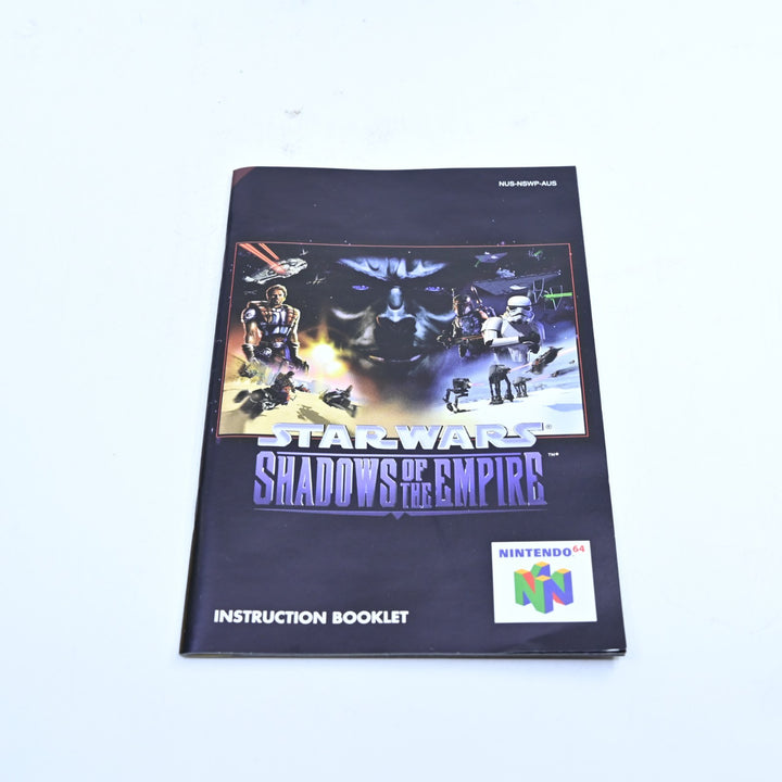 Star Wars: Shadows of the Empire - N64 / Nintendo 64 Boxed Game - PAL