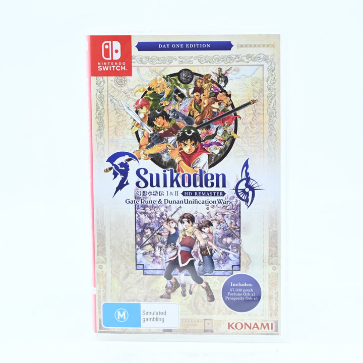 Suikoden I & II HD Remaster Day 1 Edition - Nintendo Switch Game - FREE POST!