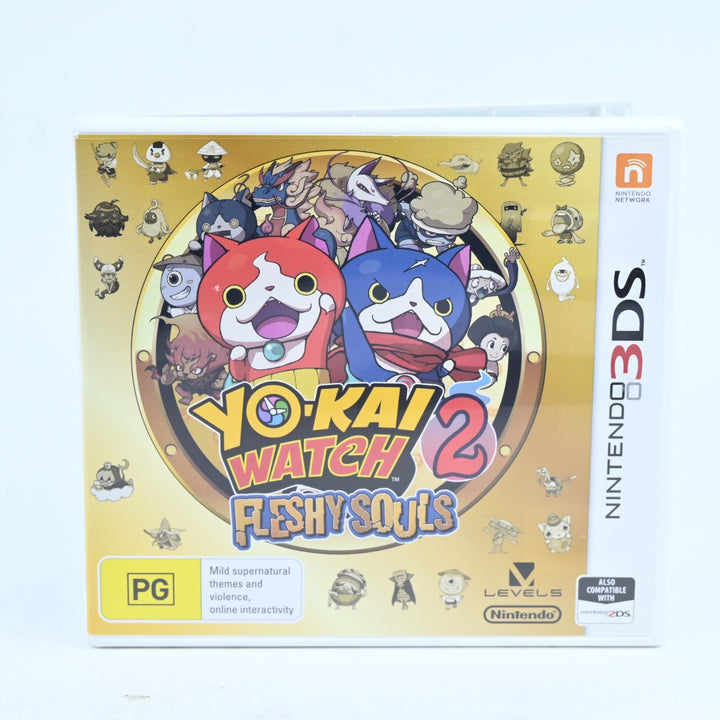 Yo-Kai Watch 2: Fleshy Souls - Nintendo 3DS Game - PAL - No Manual - FREE POST!
